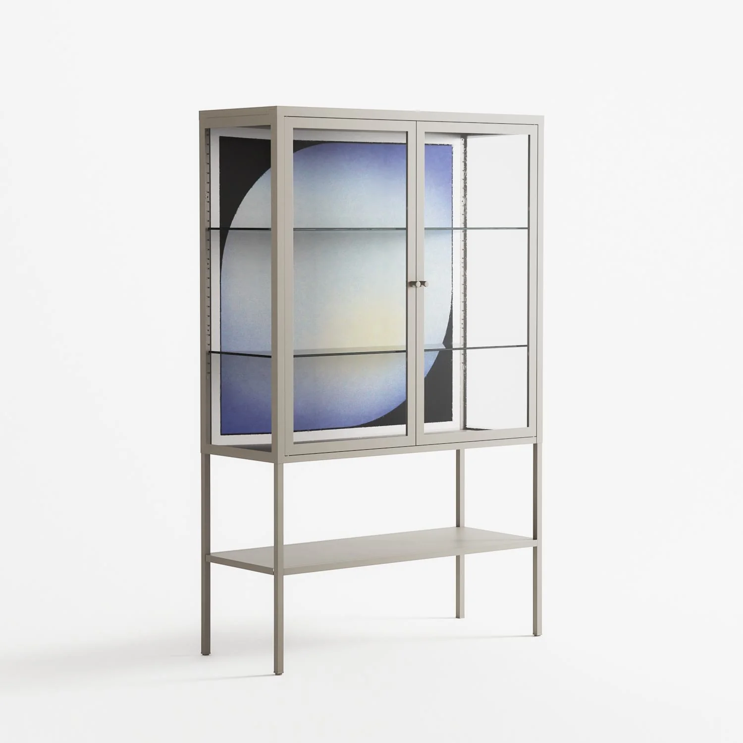 Ambient - Loft Cabinet - Alexander Khabbazi - Pebble - Clear glass - Image 4