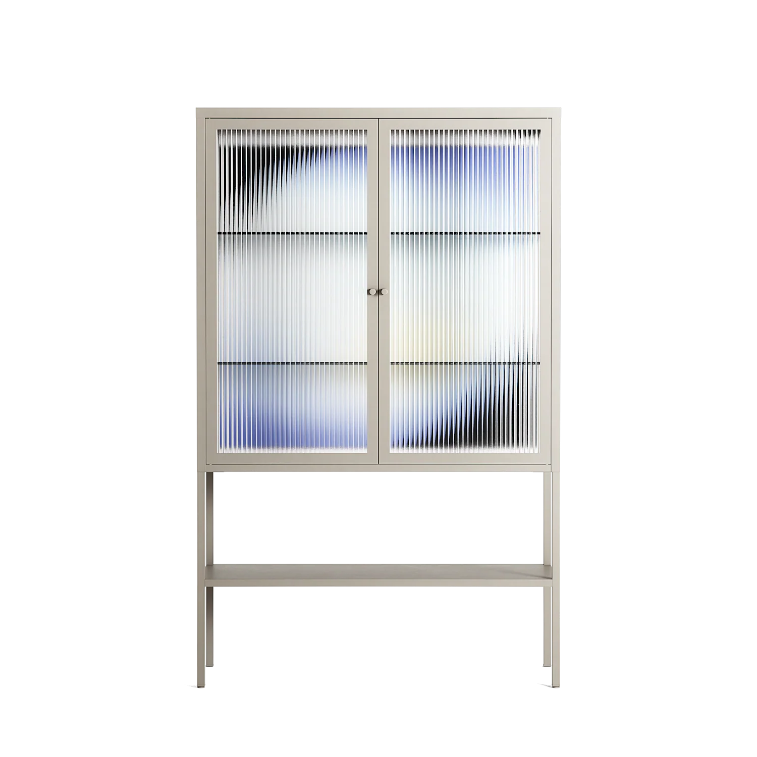 Ambient - Loft cabinet - Alexander Khabbazi - Pebble - Reeded glass