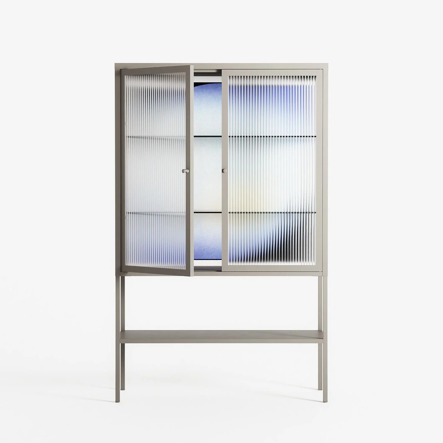 Ambient - Loft cabinet - Alexander Khabbazi - Pebble - Reeded glass - Image 2