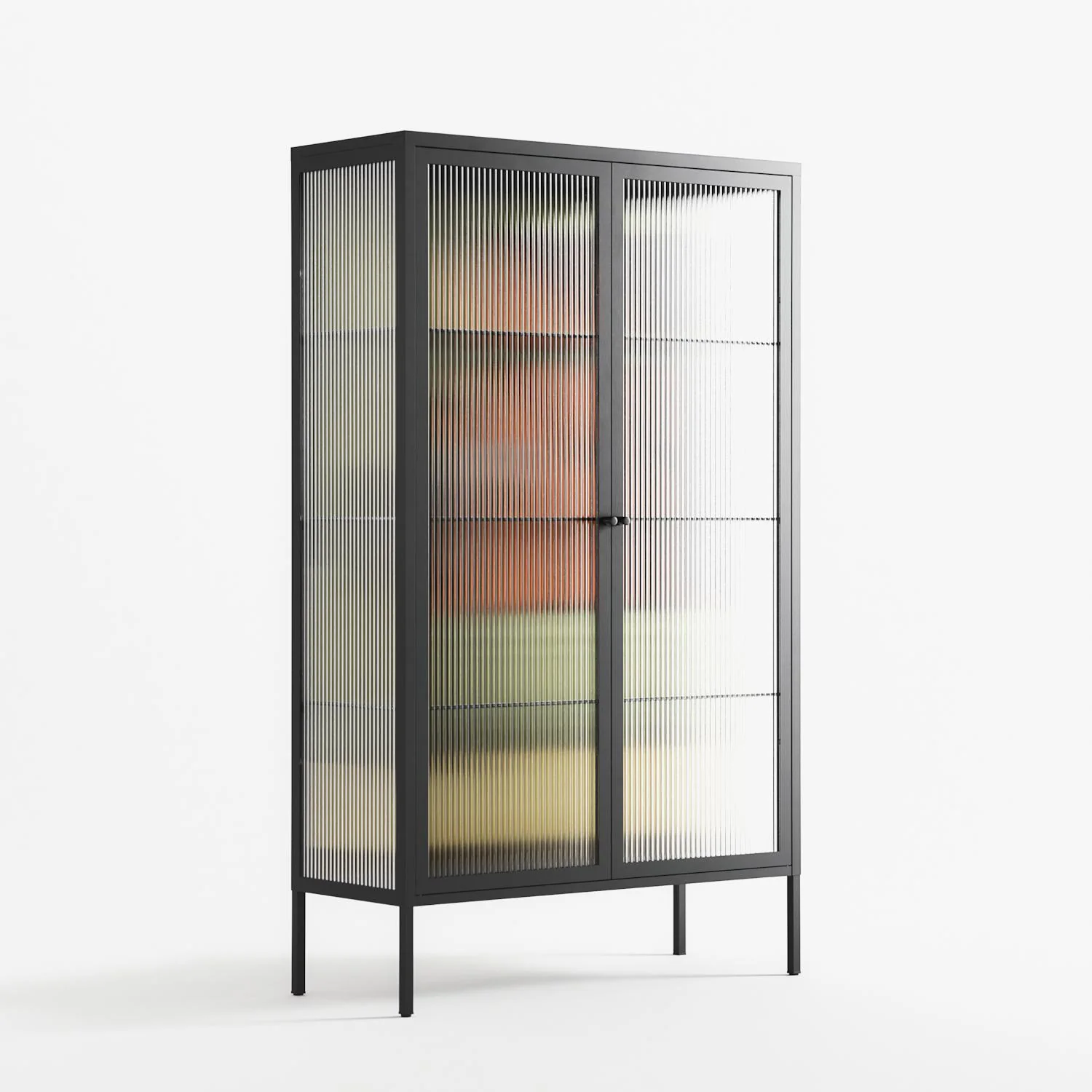 Anonymous Reader - Cabinet - Kristin Eriksson - Antracite - Reeded glass - Image 4