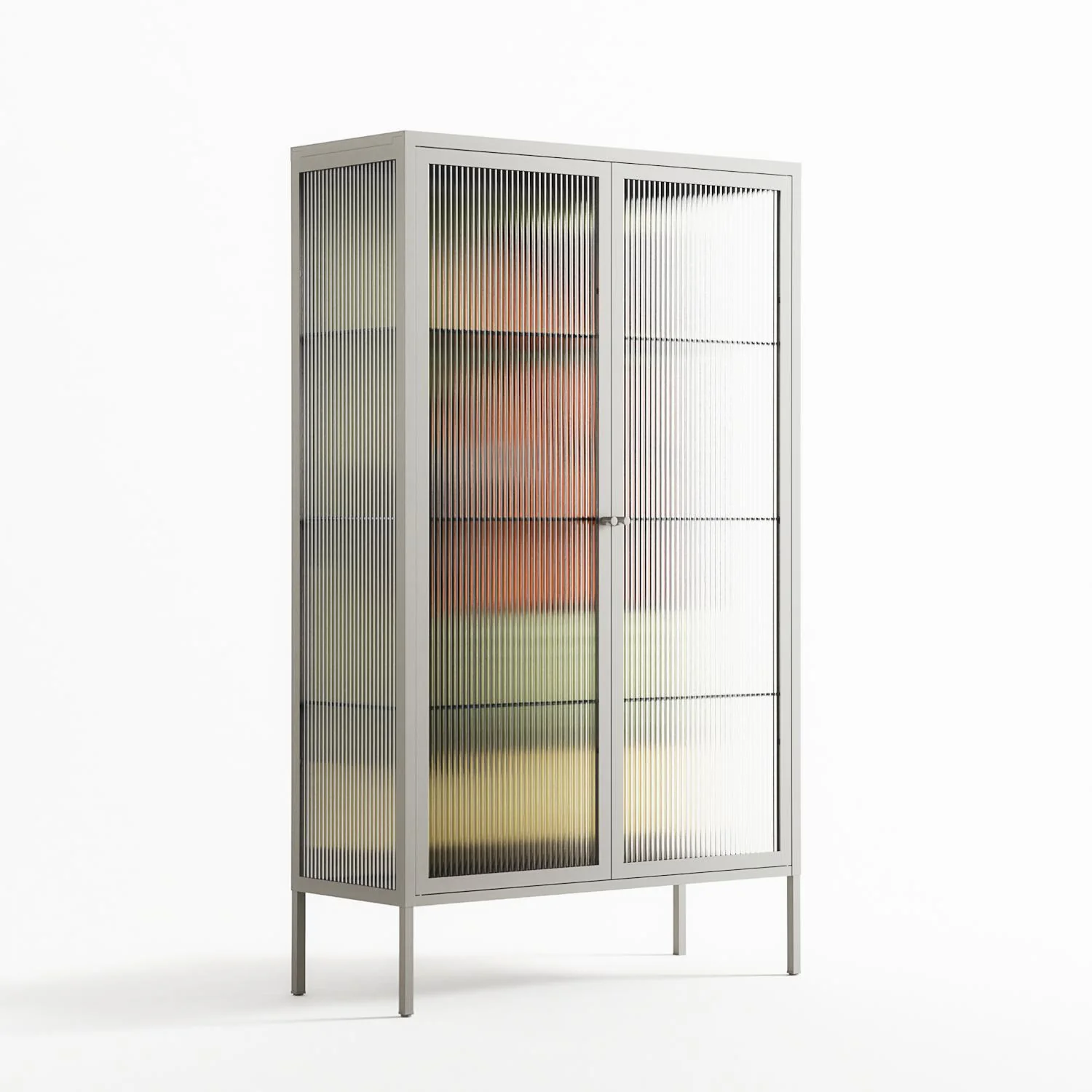 Anonymous Reader - Cabinet - Kristin Eriksson - Chalk - Reeded glass - Image 4