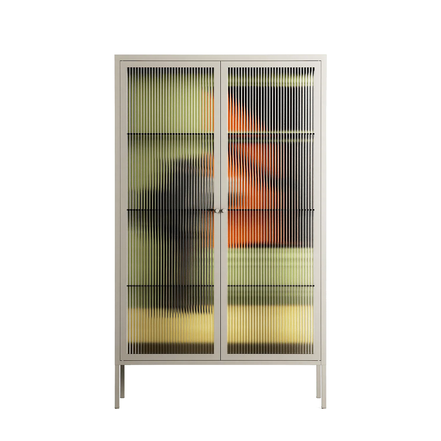 Anonymous Reader - Cabinet - Kristin Eriksson - Pebble - Reeded glass