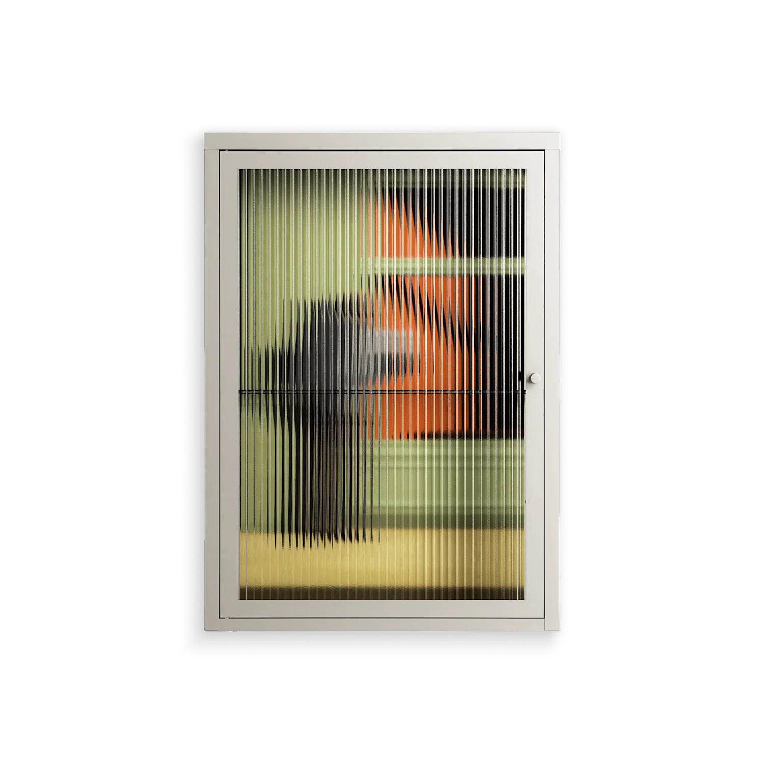 Anonymous Reader - Wall Cabinet - Kristin Eriksson - Pebble - Reeded glass
