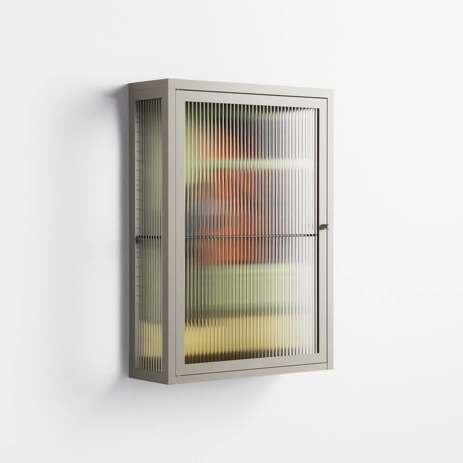 Anonymous Reader - Wall Cabinet - Kristin Eriksson - Pebble - Reeded glass - Image 4