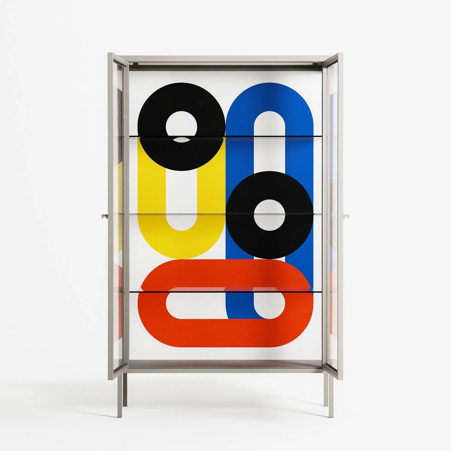 Arial - Cabinet - Vratislav Pecka - Pebble - Clear glass - Image 3