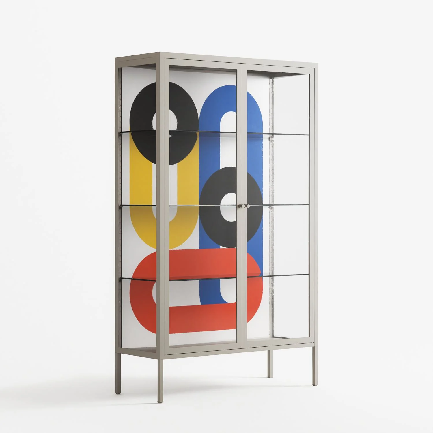 Arial - Cabinet - Vratislav Pecka - Pebble - Clear glass - Image 4