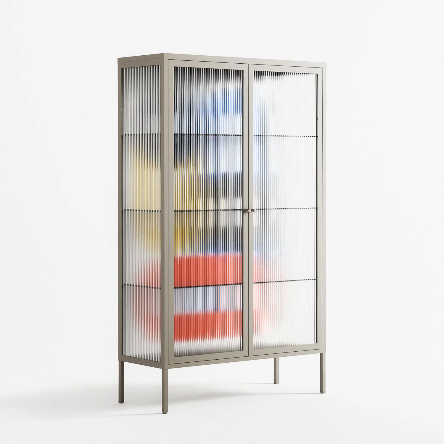 Arial - Cabinet - Vratislav Pecka - Pebble - Reeded glass - Image 4