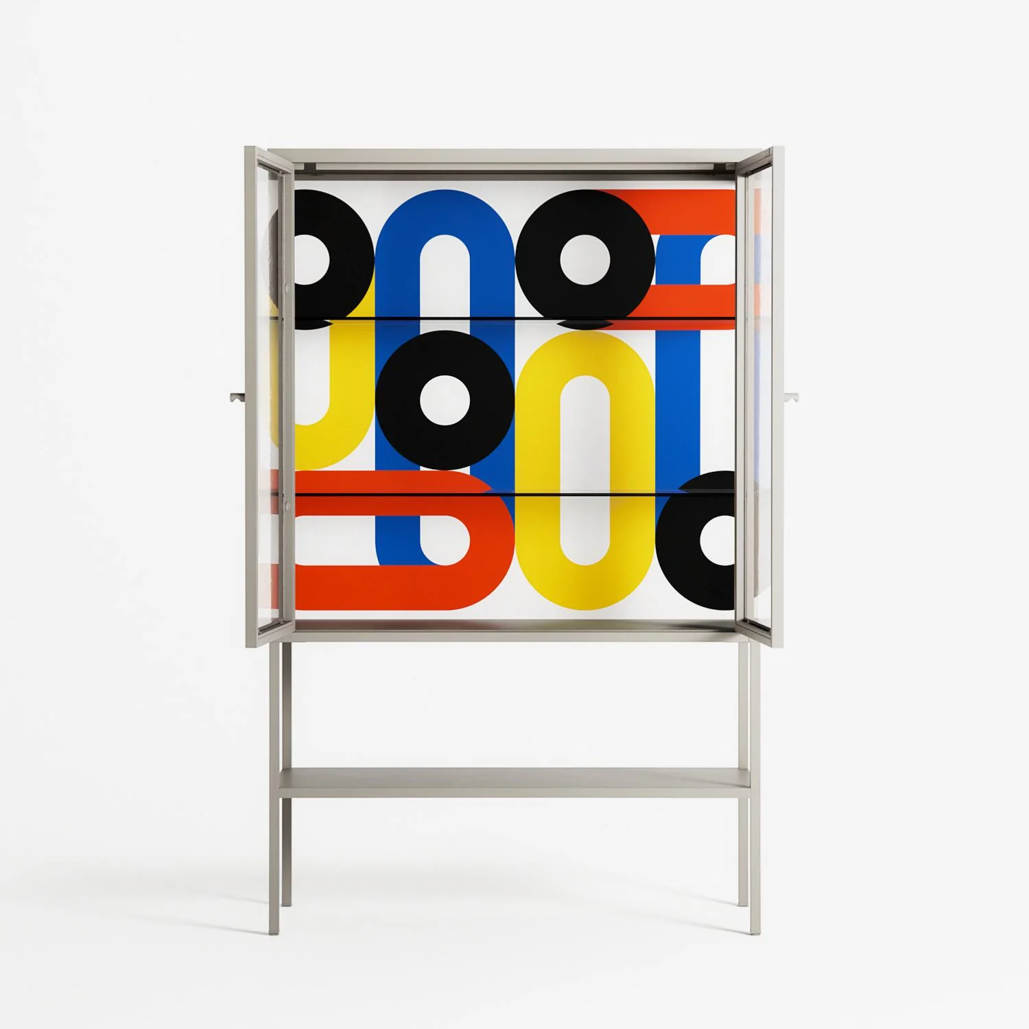 Arial - Loft Cabinet - Vratislav Pecka - Pebble - Clear glass - Image 3
