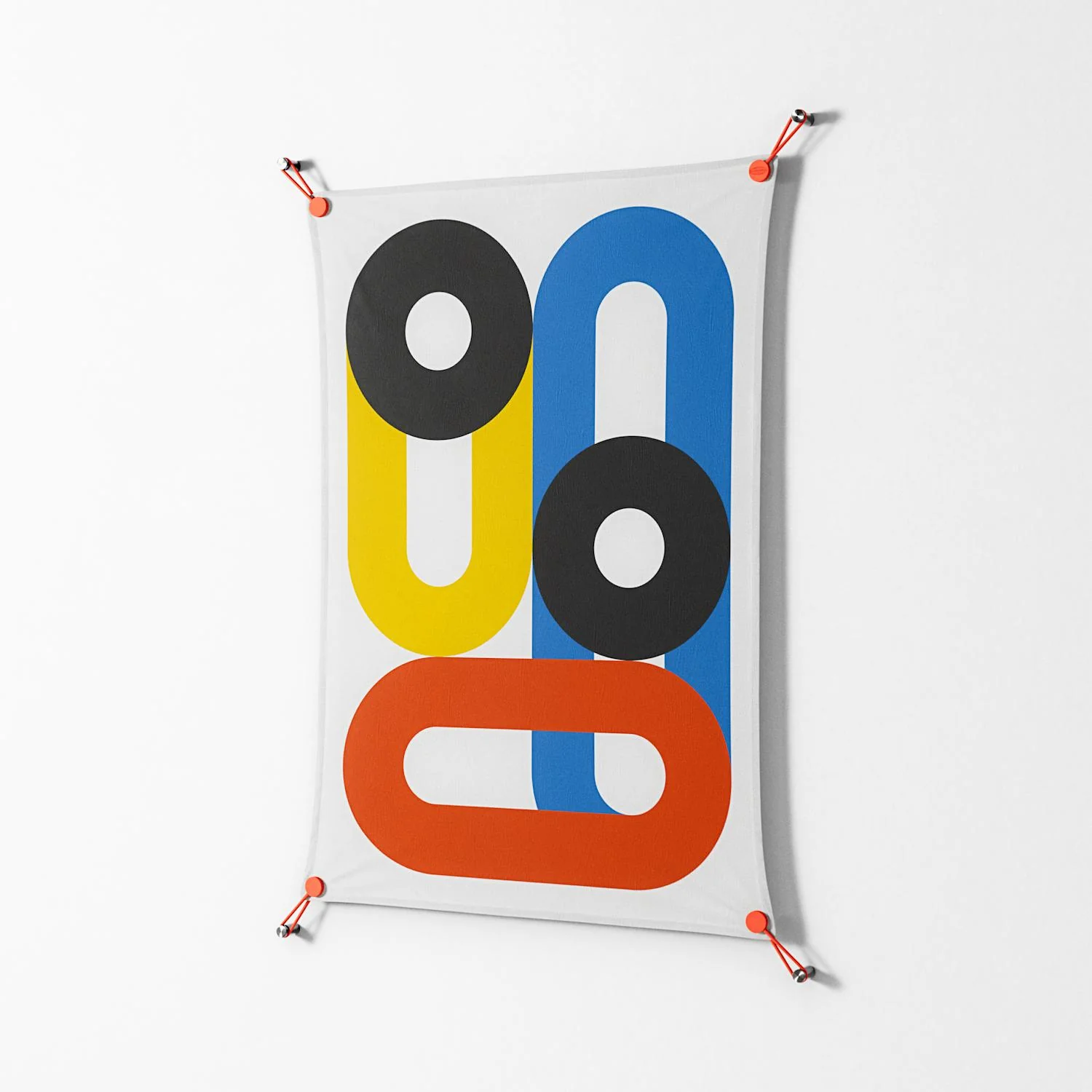 Arial - Work On Wall - Vratislav Pecka - Orange - 70 x 100 cm - Image 2