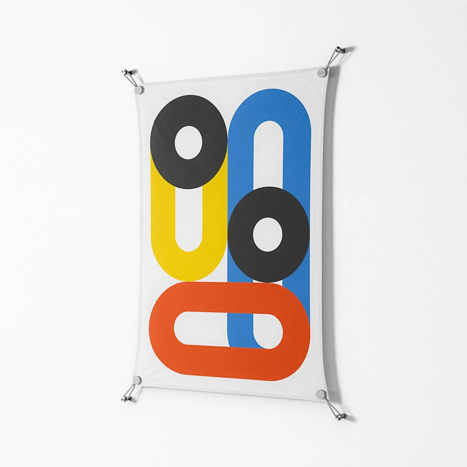 Arial - Work On Wall - Vratislav Pecka - Silver - 70 x 100 cm - Image 2