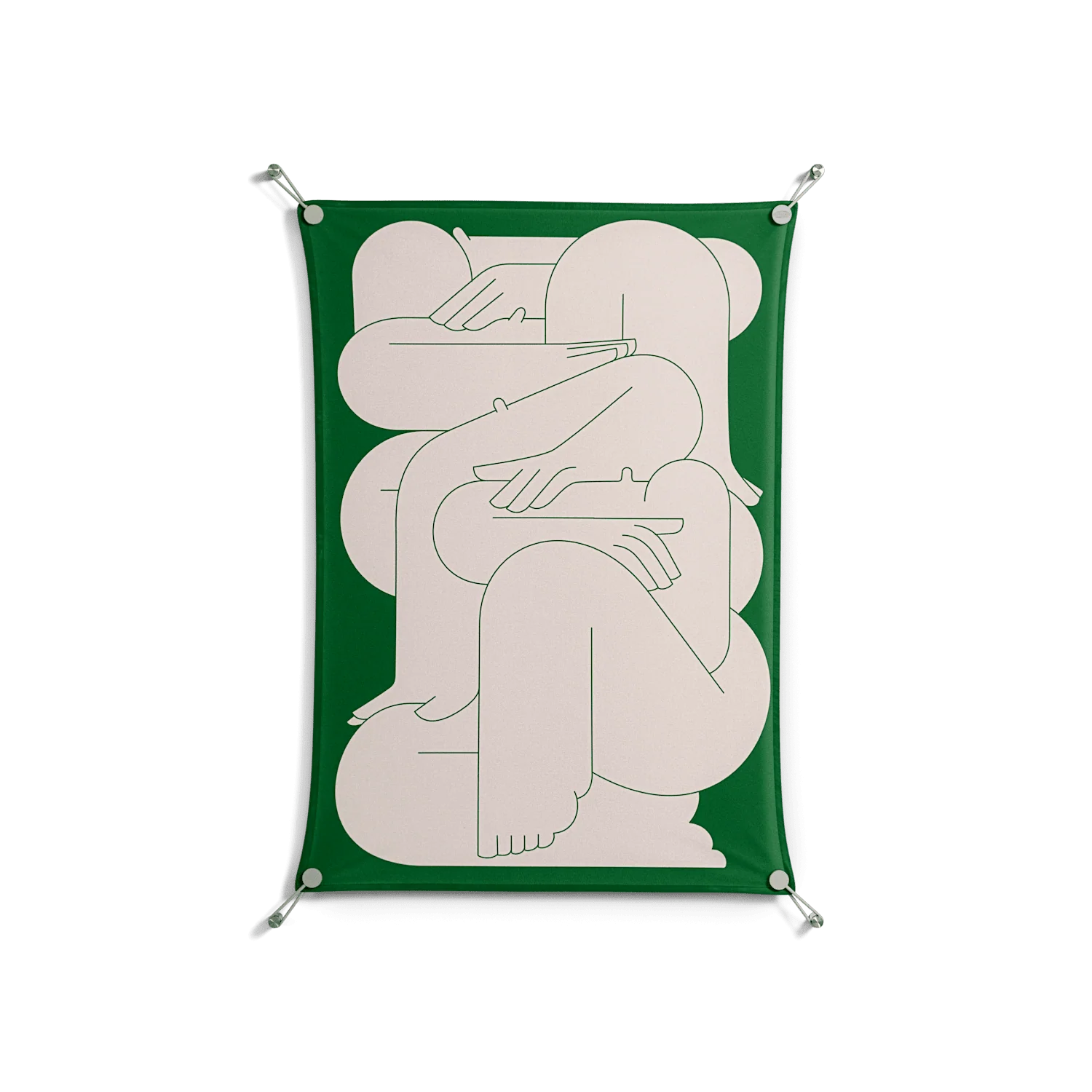 Attend - Work On Wall - Andrea Devia-Nuño - Silver - 70 x 100 cm