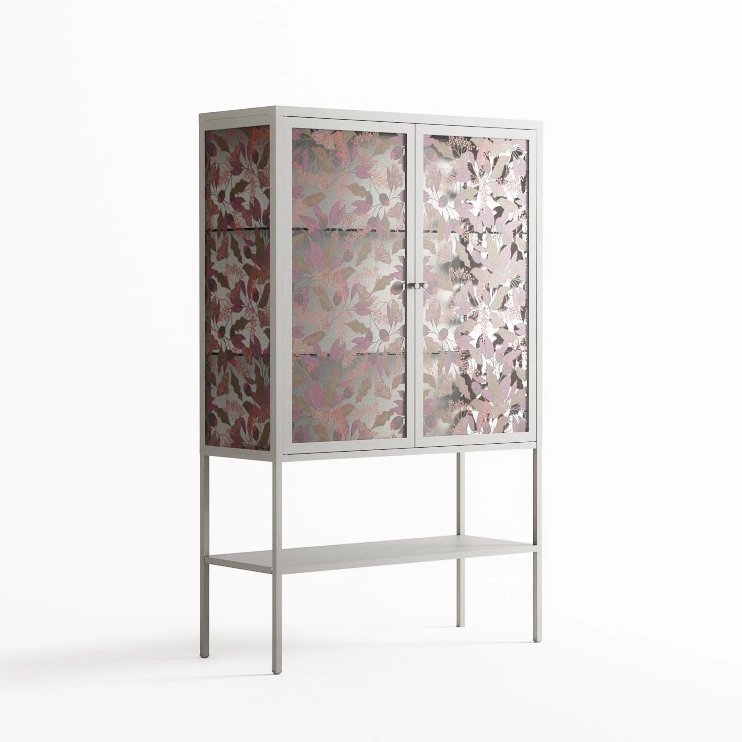 Autumn Dream Pattern - Loft Cabinet - Raissa Oltmanns - Pebble - Overlay Glass - Image 4