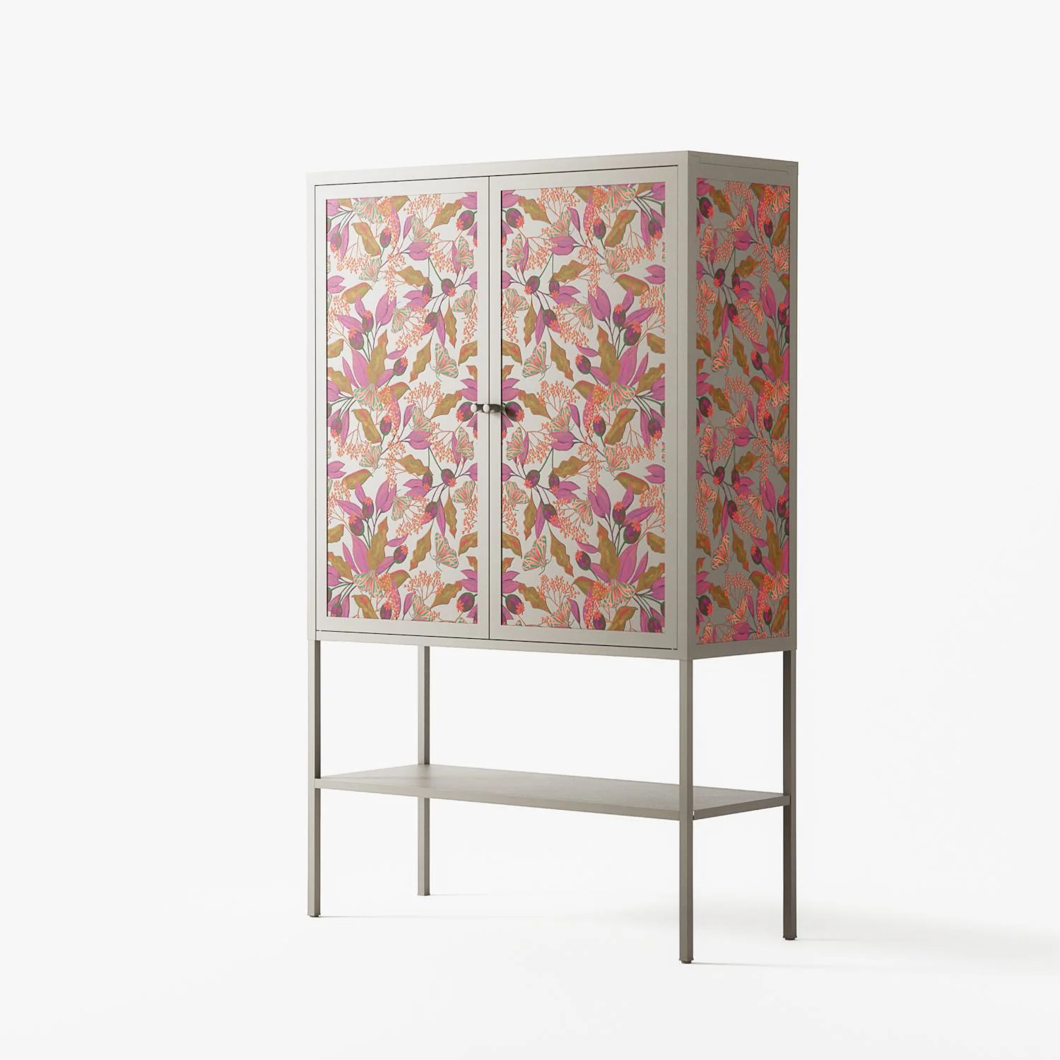 Autumn Dream Pattern - Loft Cabinet - Raissa Oltmanns - Pebble - Overlay Metal - Image 2