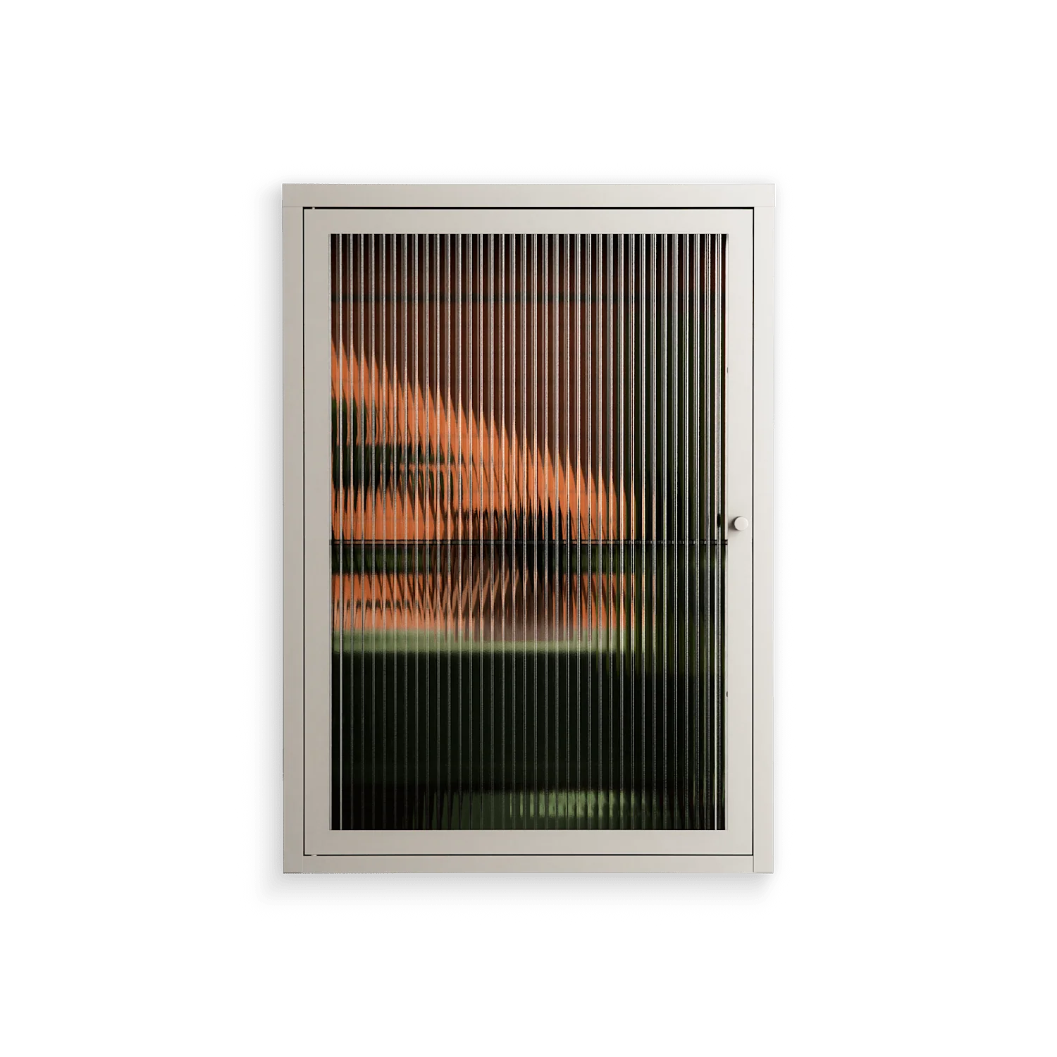 Bad Omen - Wall Cabinet - Kristin Eriksson - Pebble - Reeded glass