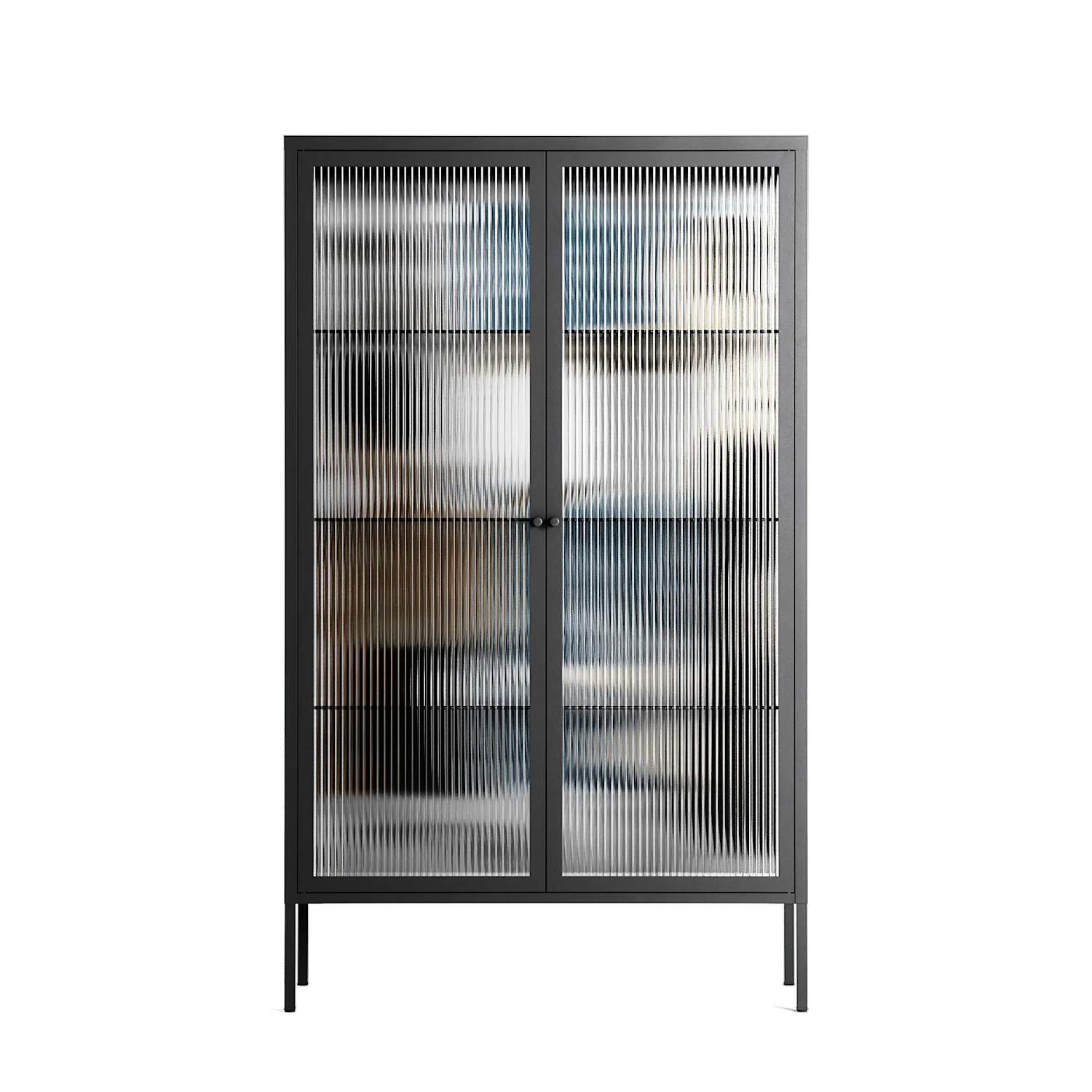 Balance - Cabinet - Sophie Goudman-Peachey - Antracite - Reeded glass