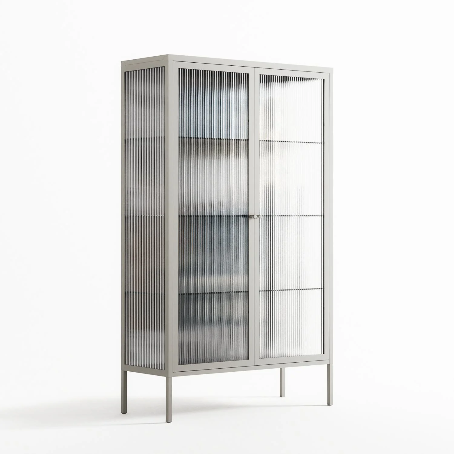 Balance - Cabinet - Sophie Goudman-Peachey - Chalk - Reeded glass - Image 4
