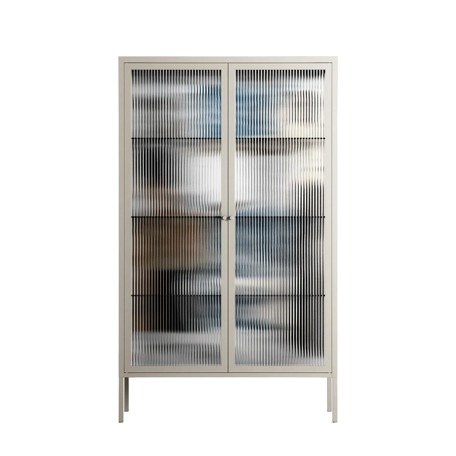 Balance - Cabinet - Sophie Goudman-Peachey - Pebble - Reeded glass
