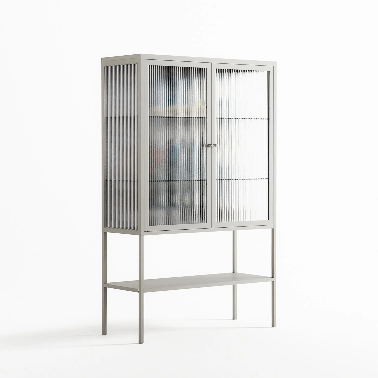Balance - Loft Cabinet - Sophie Goudman-Peachey - Chalk - Reeded glass - Image 4
