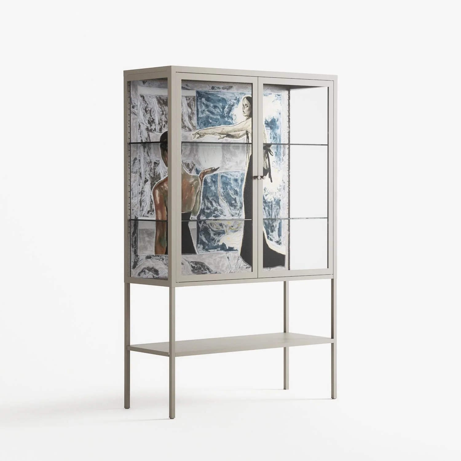 Balance - Loft Cabinet - Sophie Goudman-Peachey - Pebble - Clear glass - Image 4