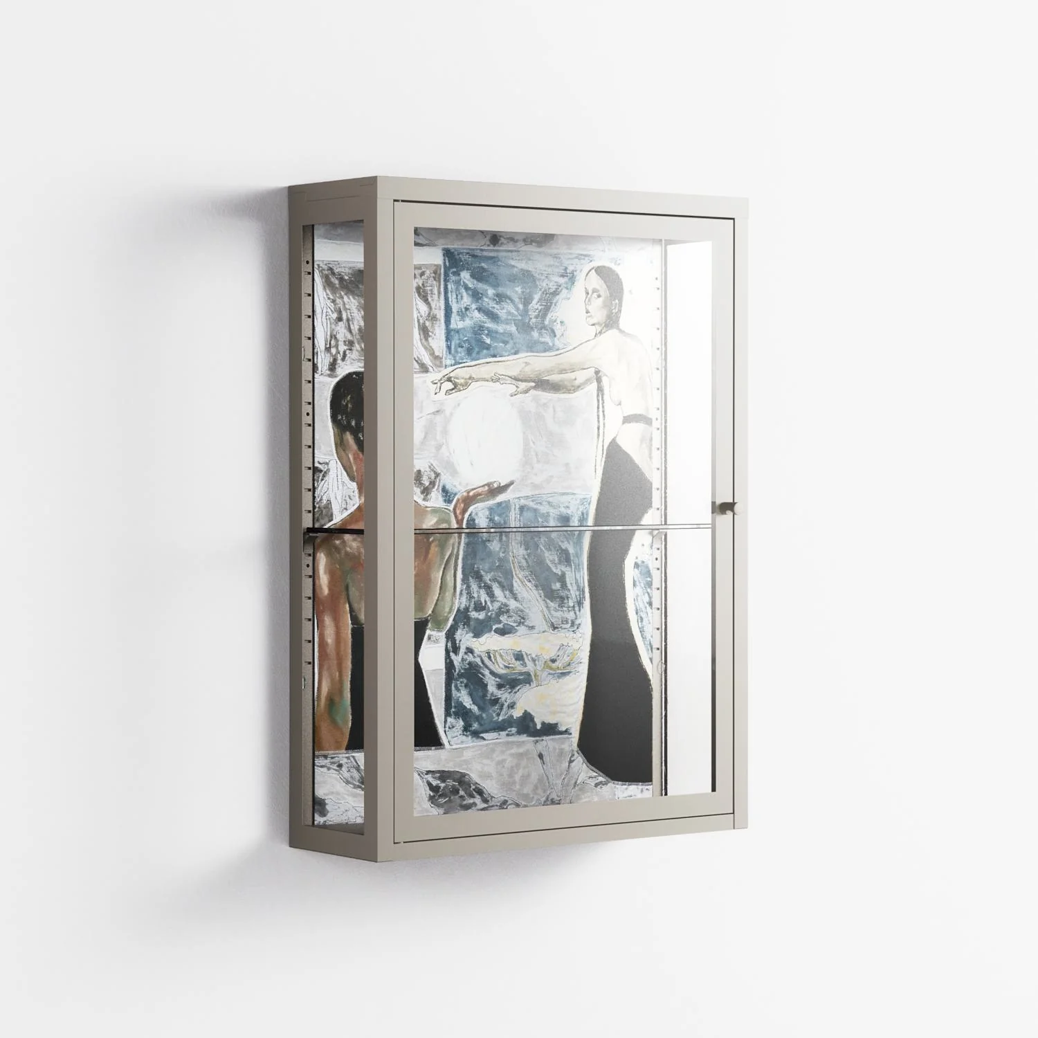 Balance - Wall Cabinet - Sophie Goudman-Peachey - Pebble - Clear glass - Image 4