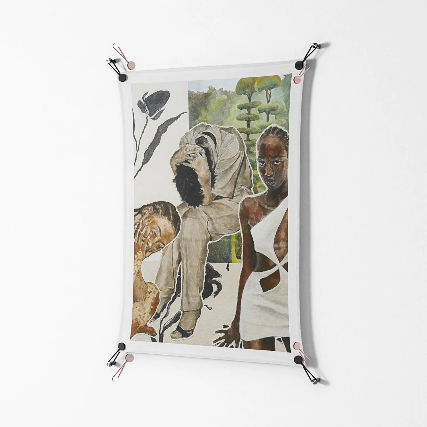 Balance - Work On Wall - Sophie Goudman - Black - 70 x 100 cm - Image 2