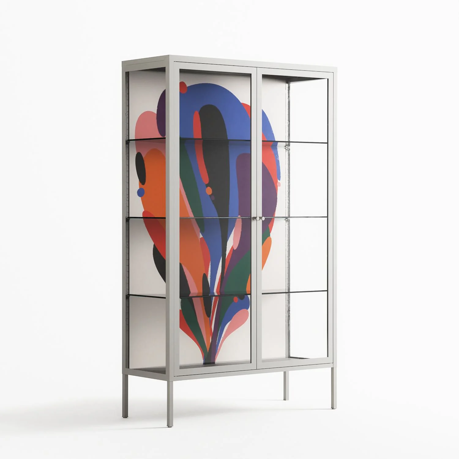 Balloons - Cabinet - Vratislav Pecka - Chalk - Clear glass - Image 4