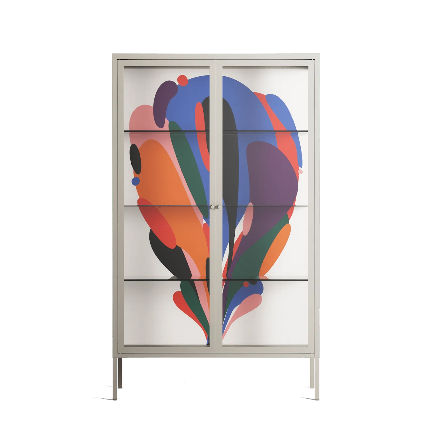 Balloons - Cabinet - Vratislav Pecka - Pebble - Clear glass