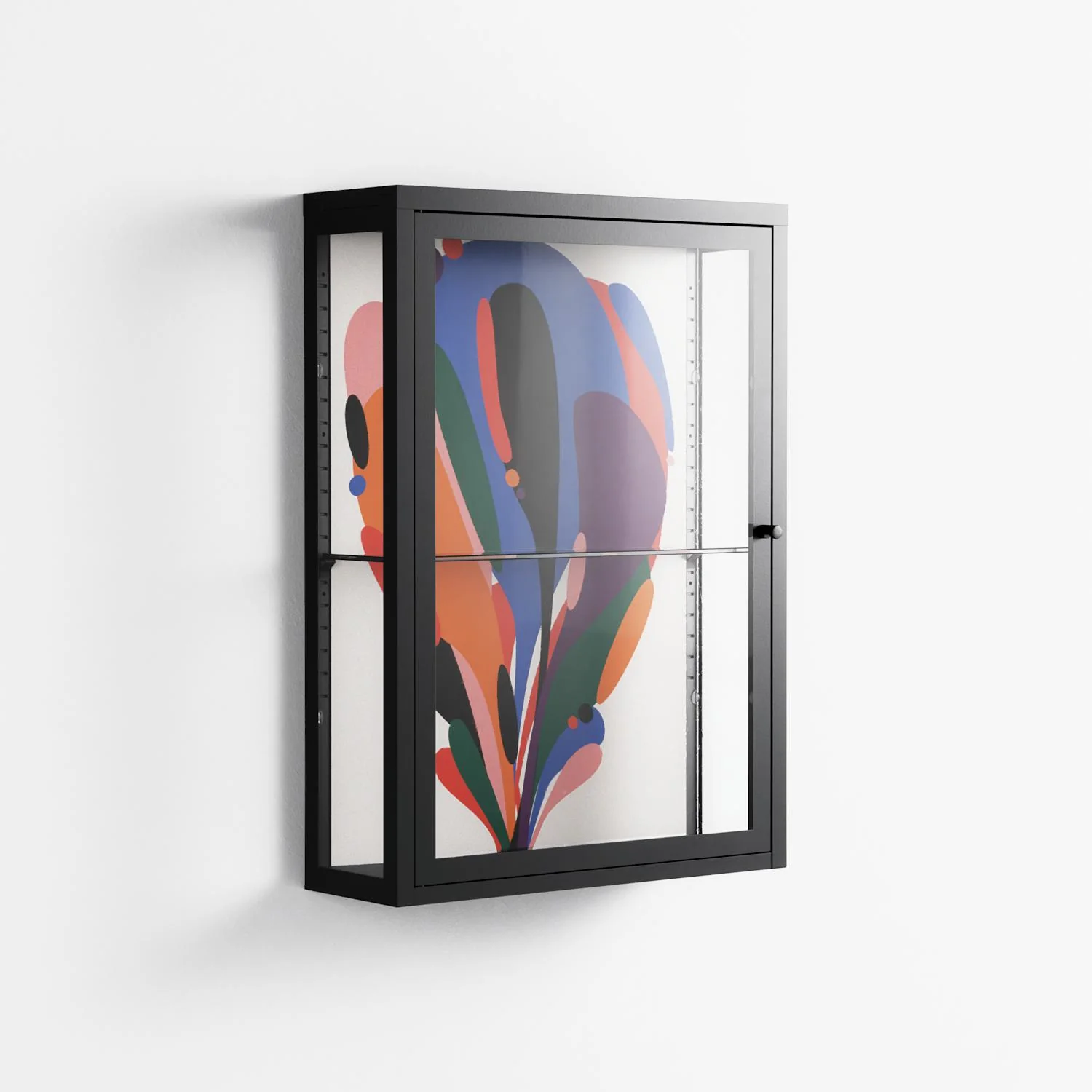 Balloons - Wall Cabinet - Vratislav Pecka - Antracite - Clear glass - Image 4