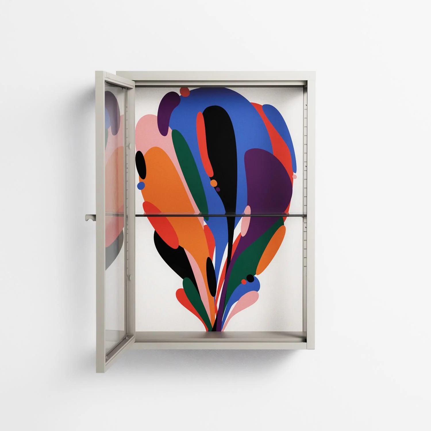 Balloons - Wall Cabinet - Vratislav Pecka - Pebble - Clear glass - Image 3