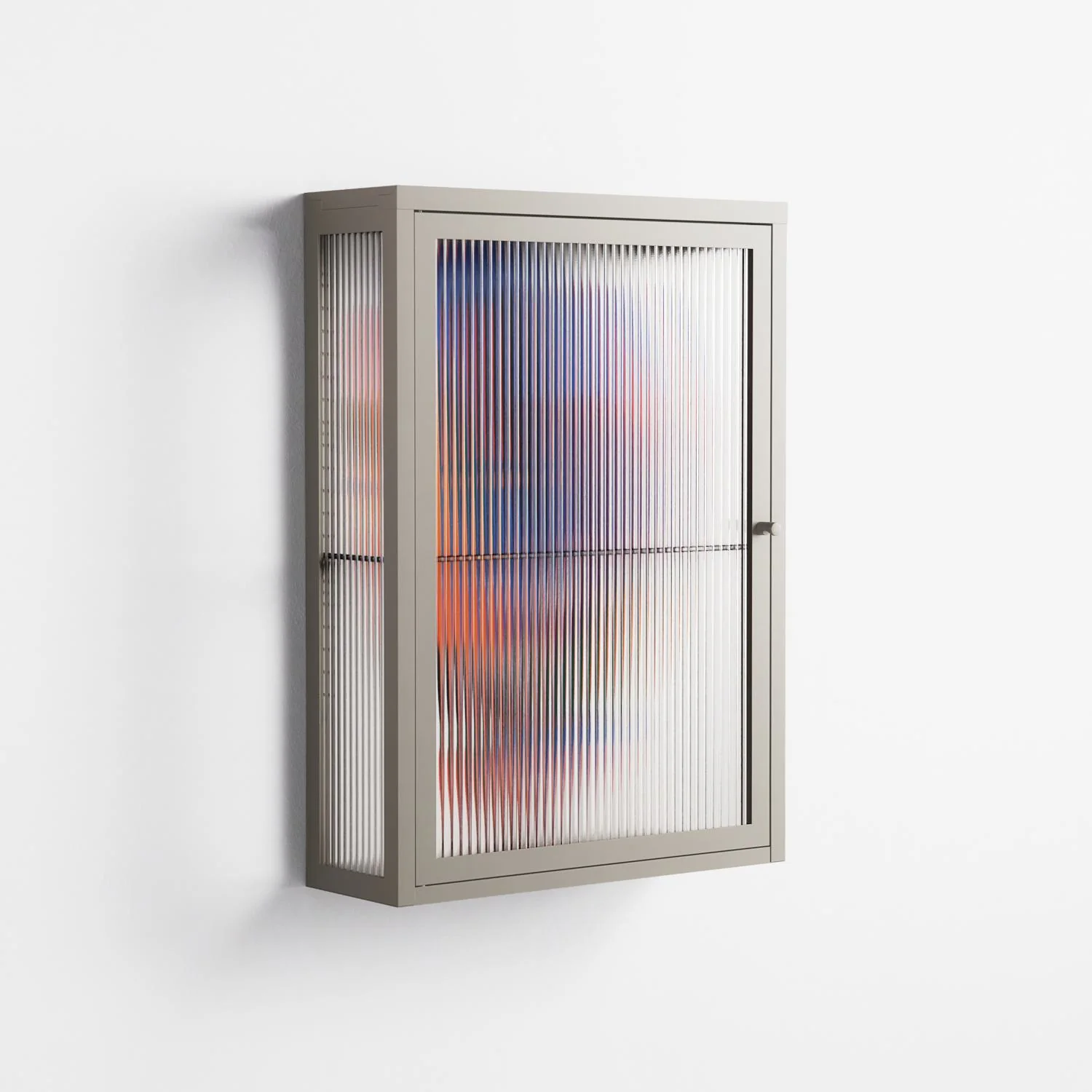 Balloons - Wall Cabinet - Vratislav Pecka - Pebble - Reeded glass - Image 4