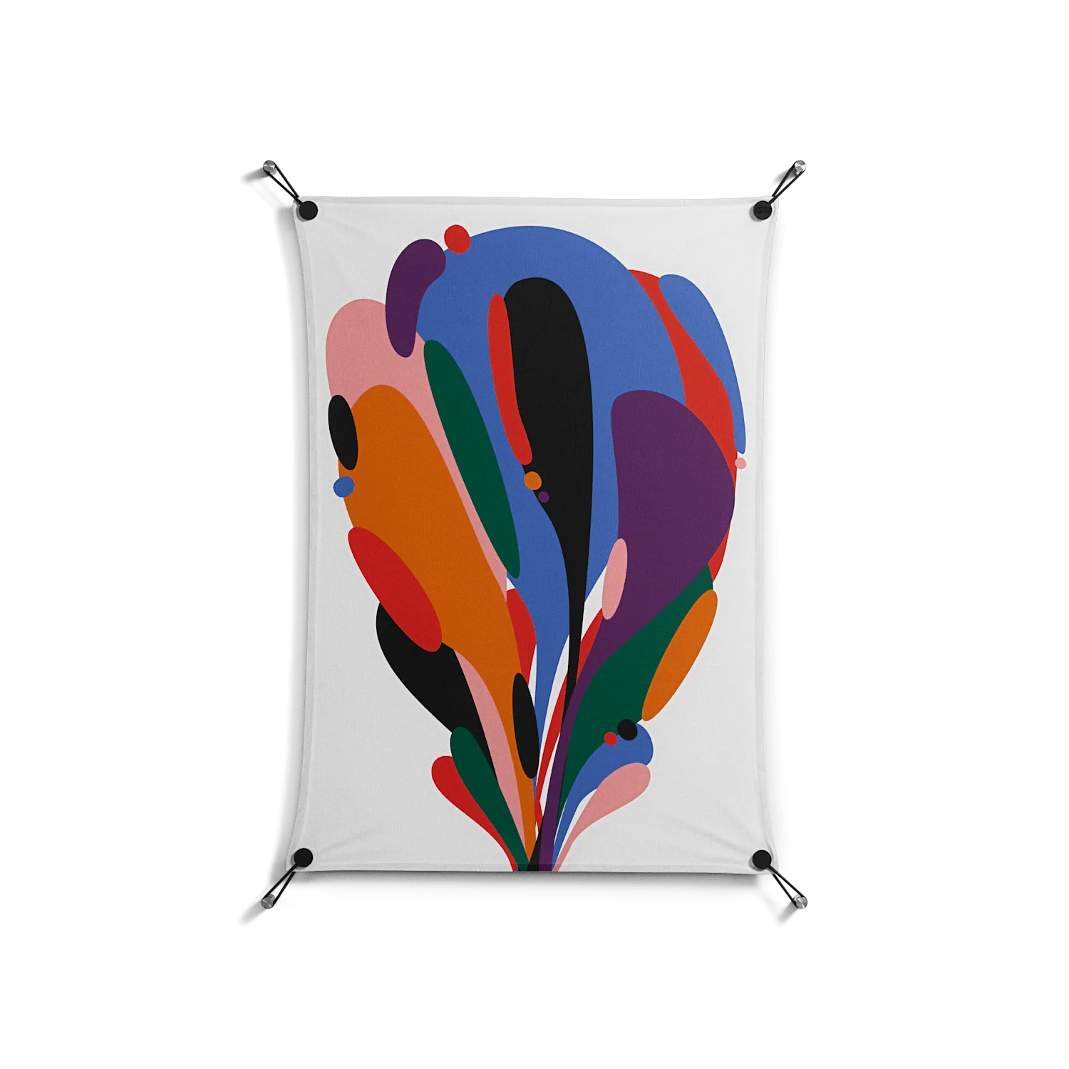 Balloons - Work On Wall - Vratislav Pecka - Black - 70 x 100 cm