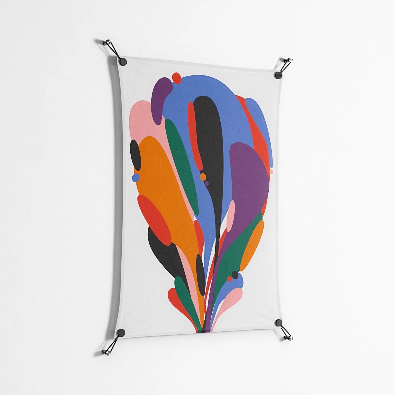 Balloons - Work On Wall - Vratislav Pecka - Black - 70 x 100 cm - Image 2