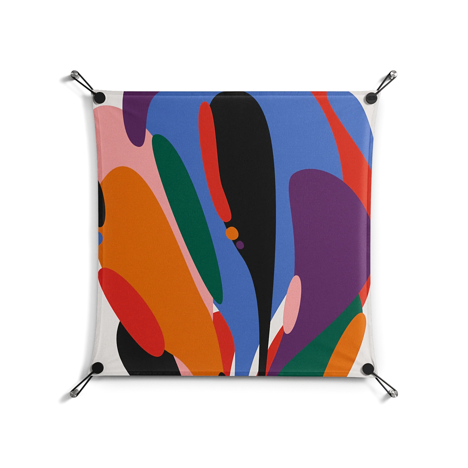 Balloons Zoom - Work On Wall - Vratislav Pecka - Black - 70 x 70 cm