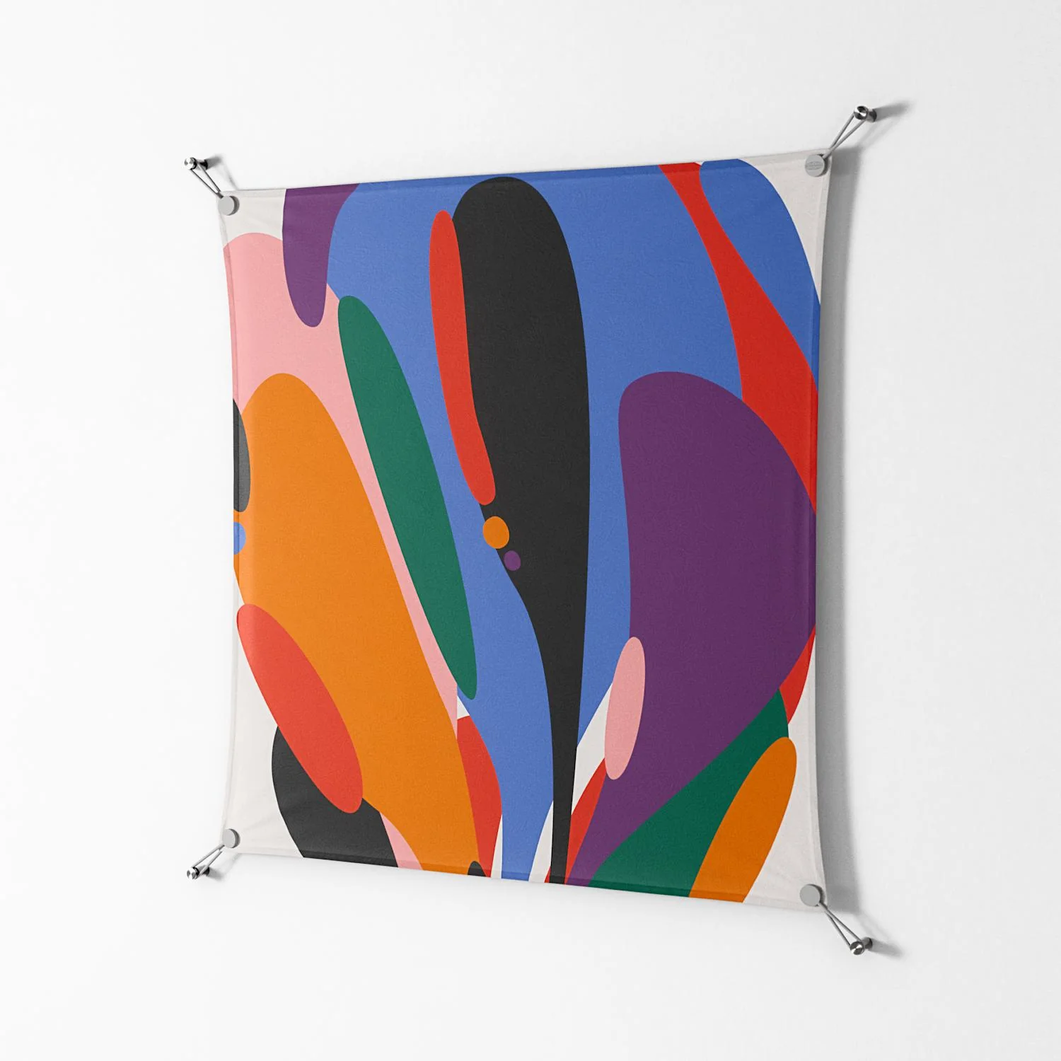 Balloons Zoom - Work On Wall - Vratislav Pecka - Silver - 90 x 90 cm - Image 2