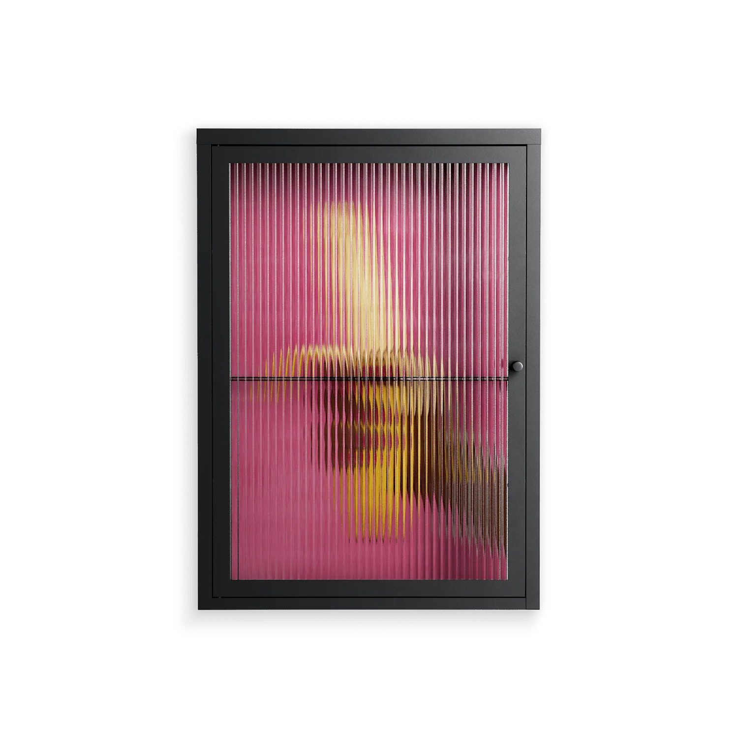 Banana - Wall Cabinet - Raissa Oltmanns - Antracite - Reeded glass