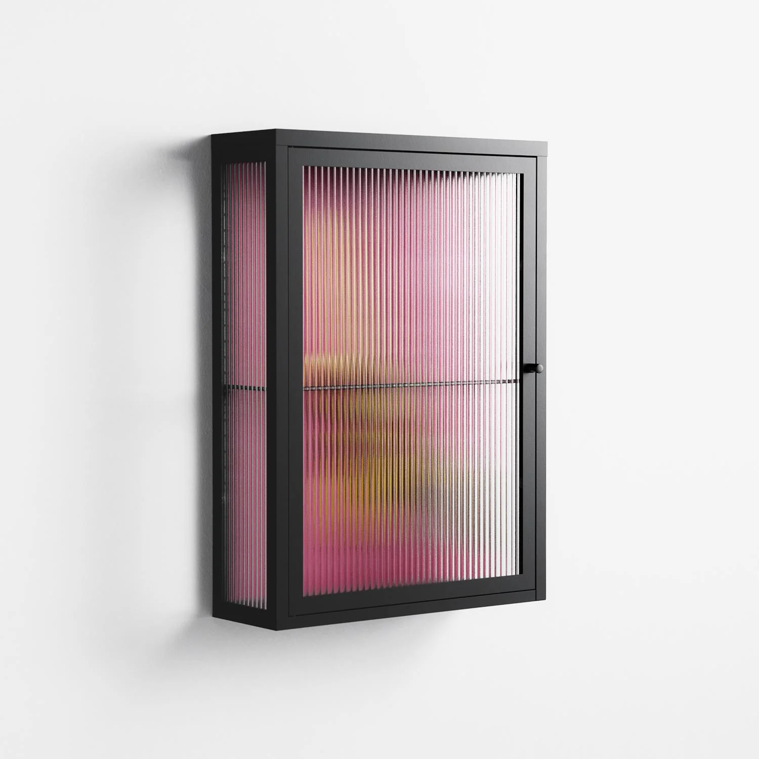 Banana - Wall Cabinet - Raissa Oltmanns - Antracite - Reeded glass - Image 4