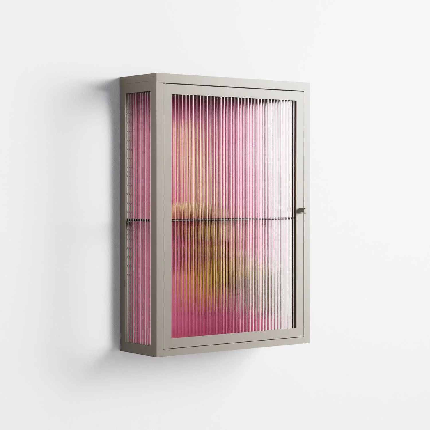 Banana - Wall Cabinet - Raissa Oltmanns - Pebble - Reeded glass - Image 4