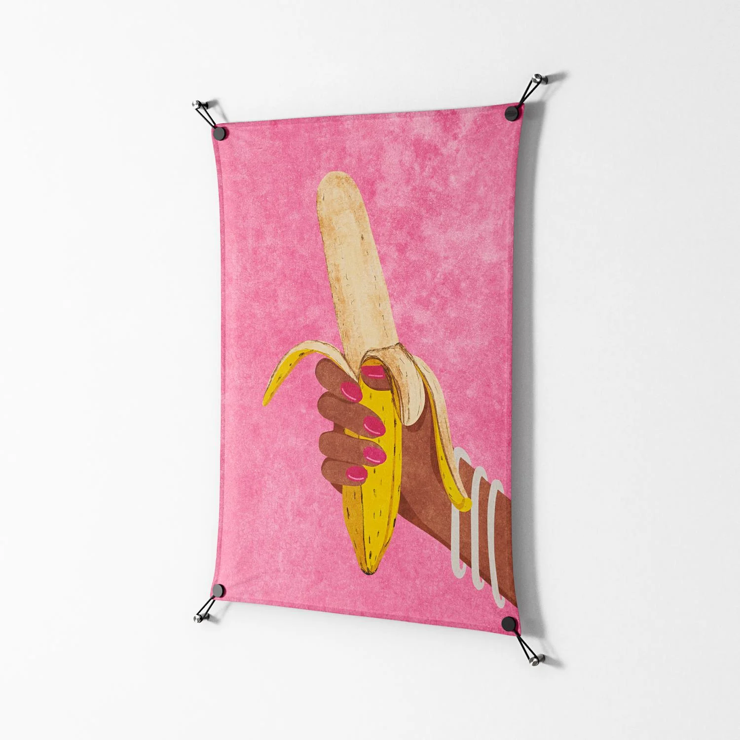 Banana - Work On Wall - Raissa Oltmanns - Black - 70 x 100 cm - Image 2
