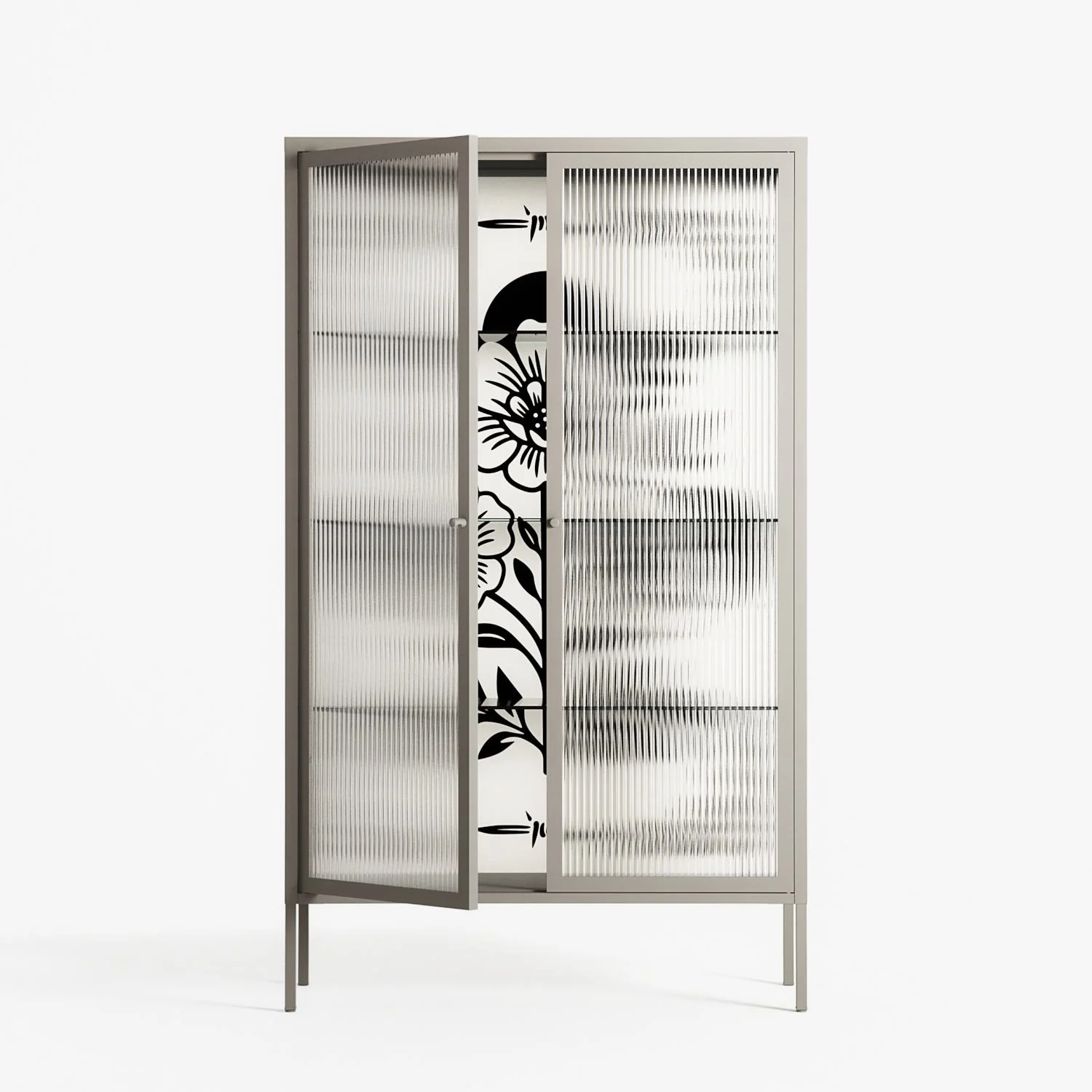 Barbed Bloom - Cabinet - Daphna Sebbane - Pebble - Reeded glass - Image 2