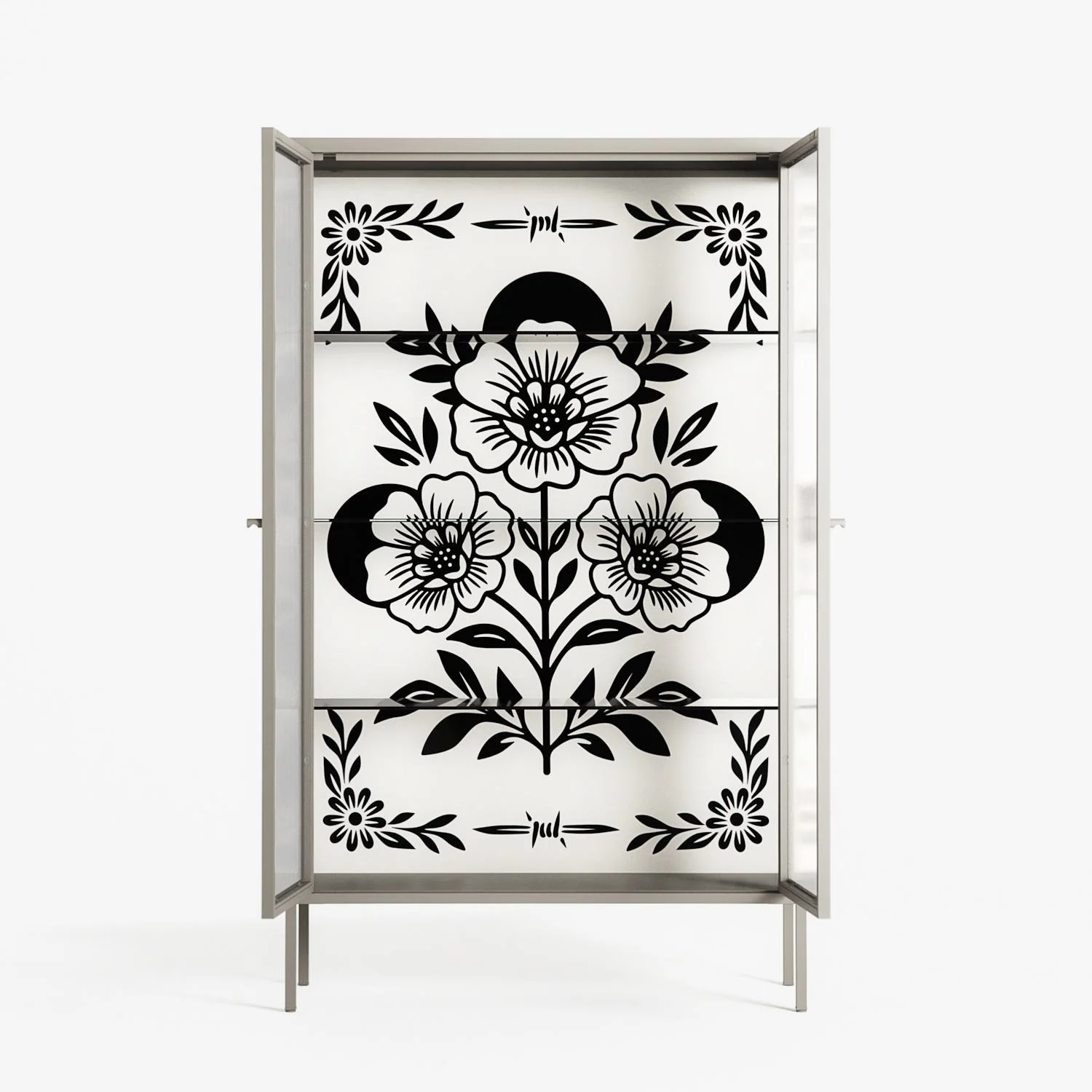 Barbed Bloom - Cabinet - Daphna Sebbane - Pebble - Reeded glass - Image 3