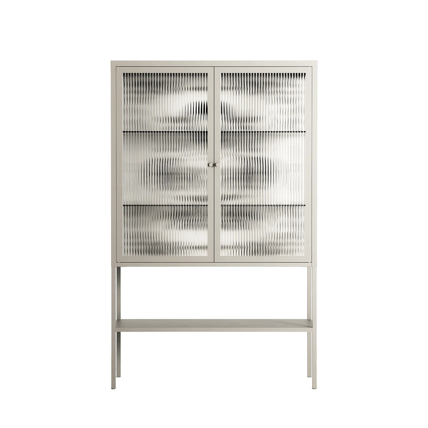 Barbed Bloom - Loft Cabinet - Daphna Sebbane - Pebble - Reeded glass