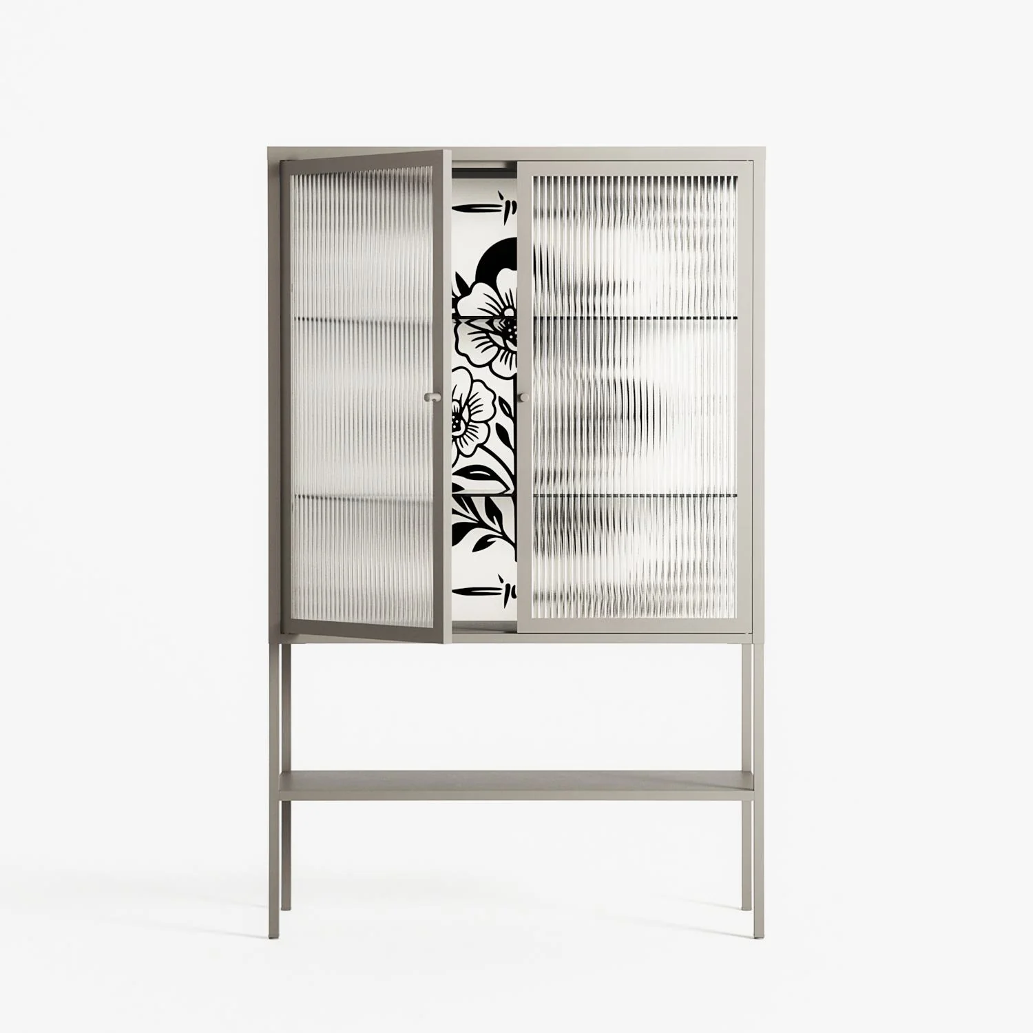 Barbed Bloom - Loft Cabinet - Daphna Sebbane - Pebble - Reeded glass - Image 2