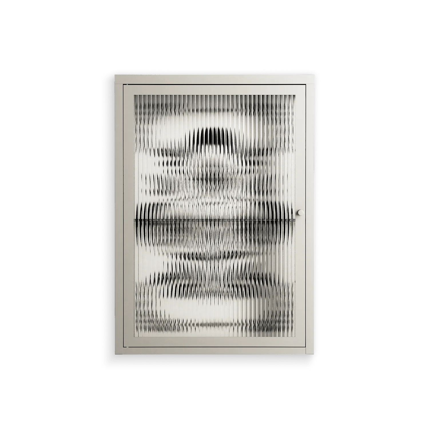 Barbed Bloom - Wall Cabinet - Daphna Sebbane - Pebble - Reeded glass