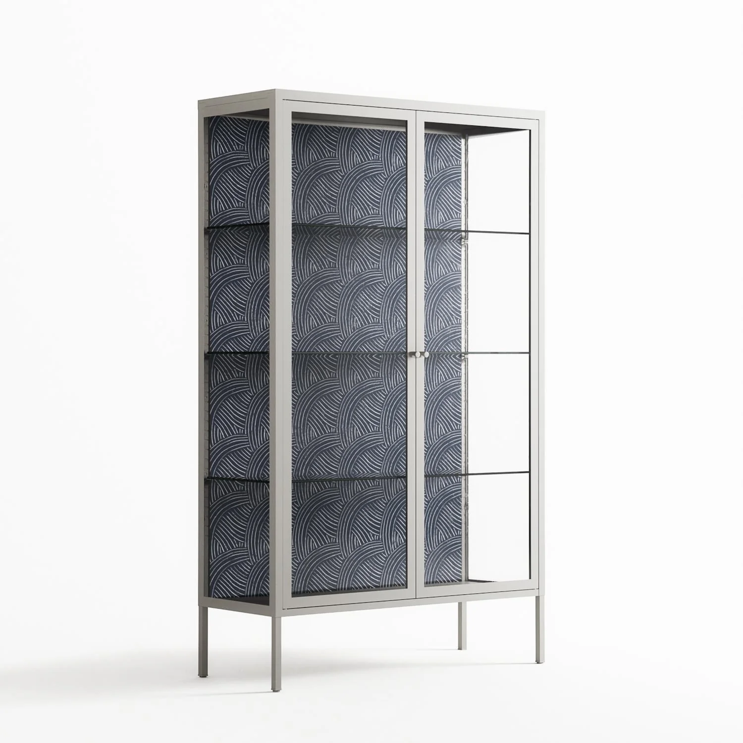 Basket Weave - Cabinet - Katie O’Shea - Chalk - Clear glass - Image 4