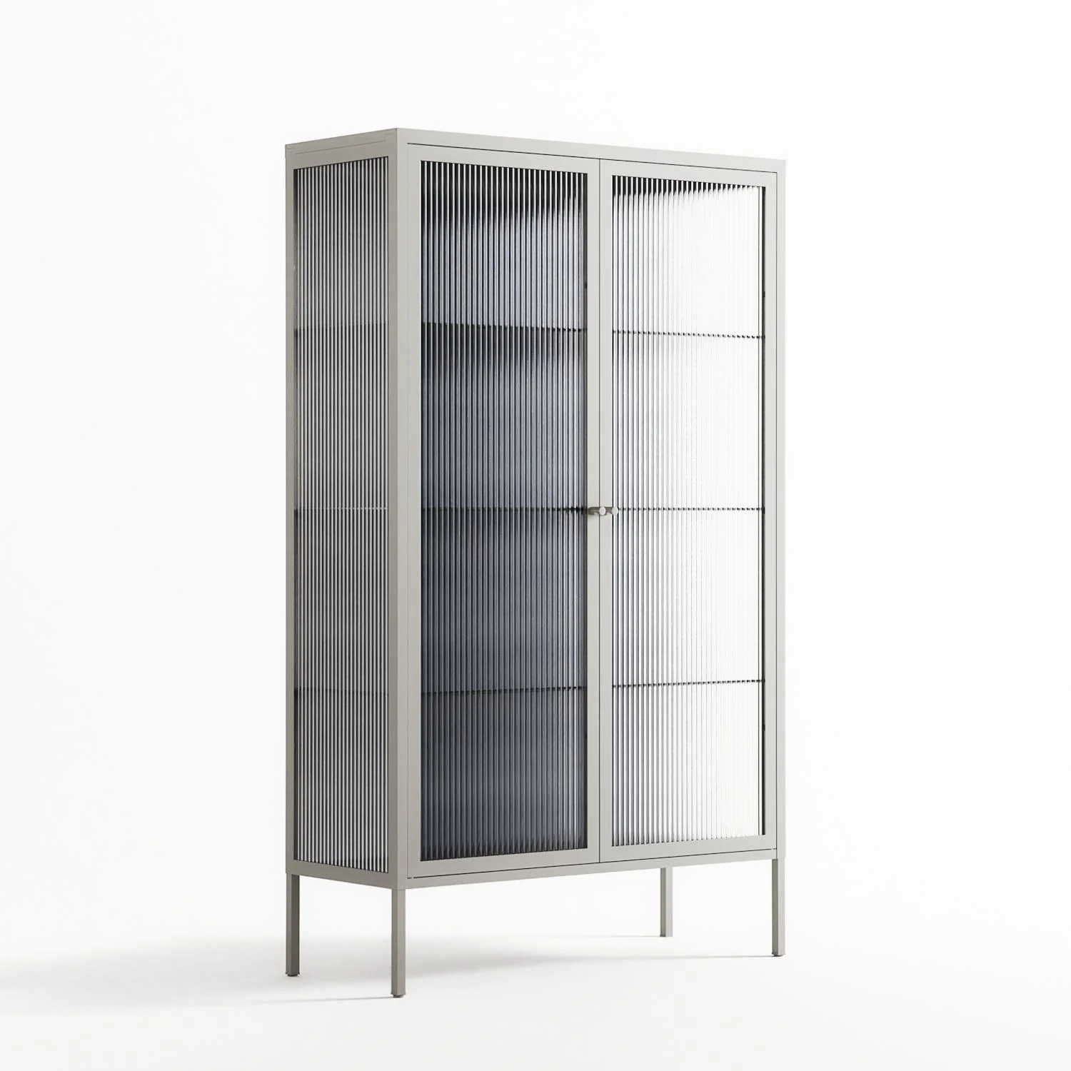 Basket Weave - Cabinet - Katie O’Shea - Chalk - Reeded glass - Image 4