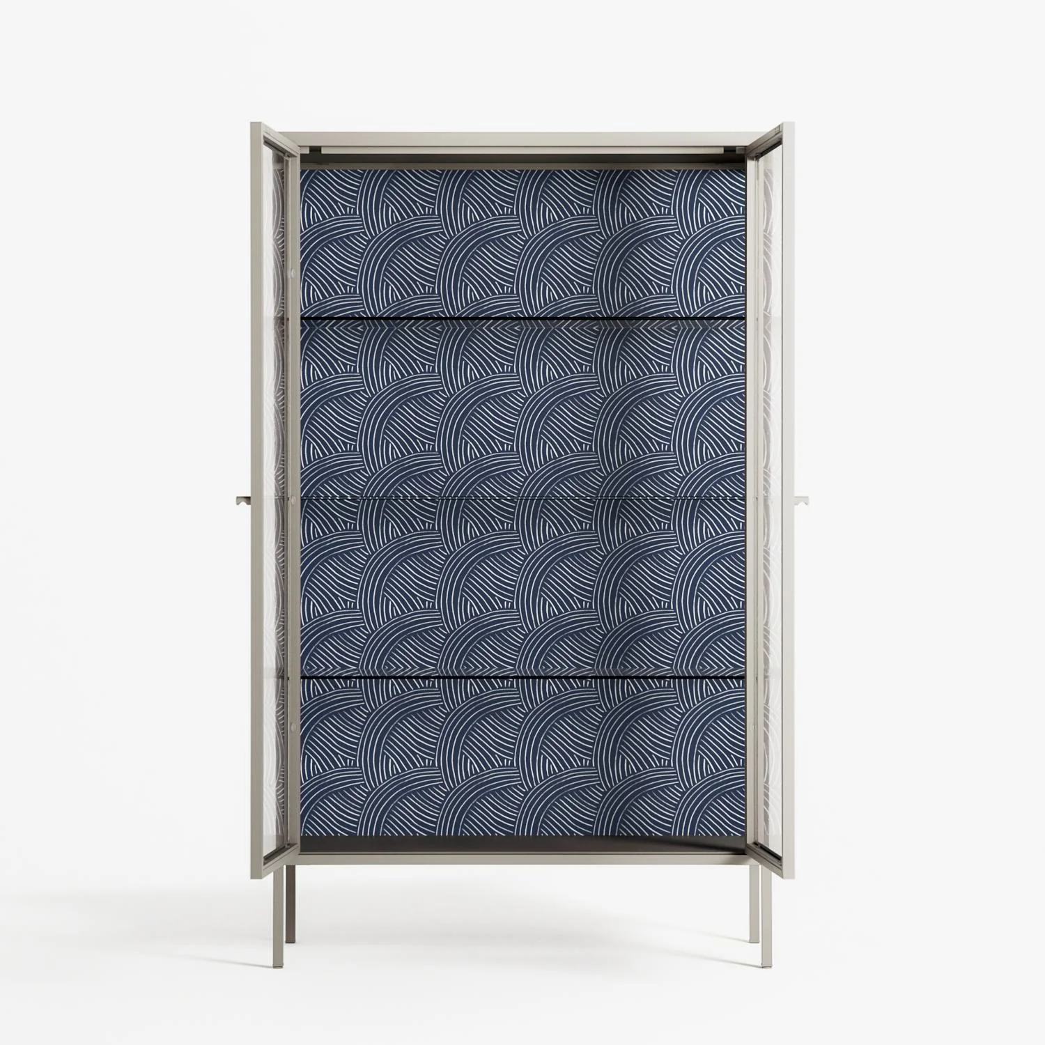 Basket Weave - Cabinet - Katie O’Shea - Pebble - Clear glass - Image 3
