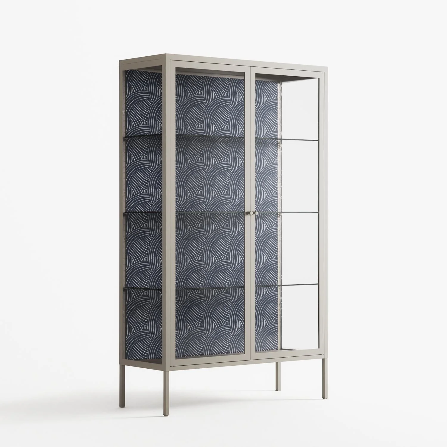 Basket Weave - Cabinet - Katie O’Shea - Pebble - Clear glass - Image 4