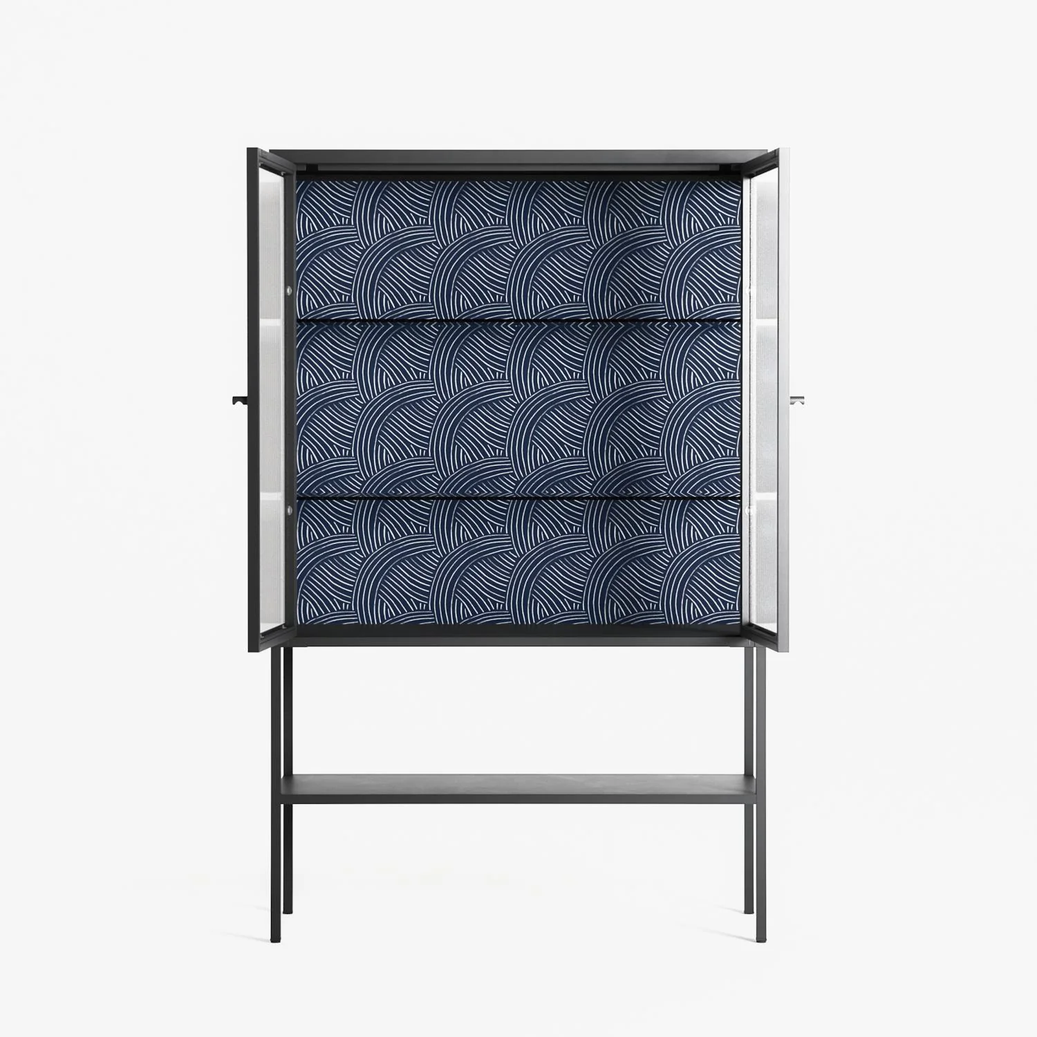 Basket Weave - Loft Cabinet - Katie O’Shea - Antracite - Reeded glass - Image 3