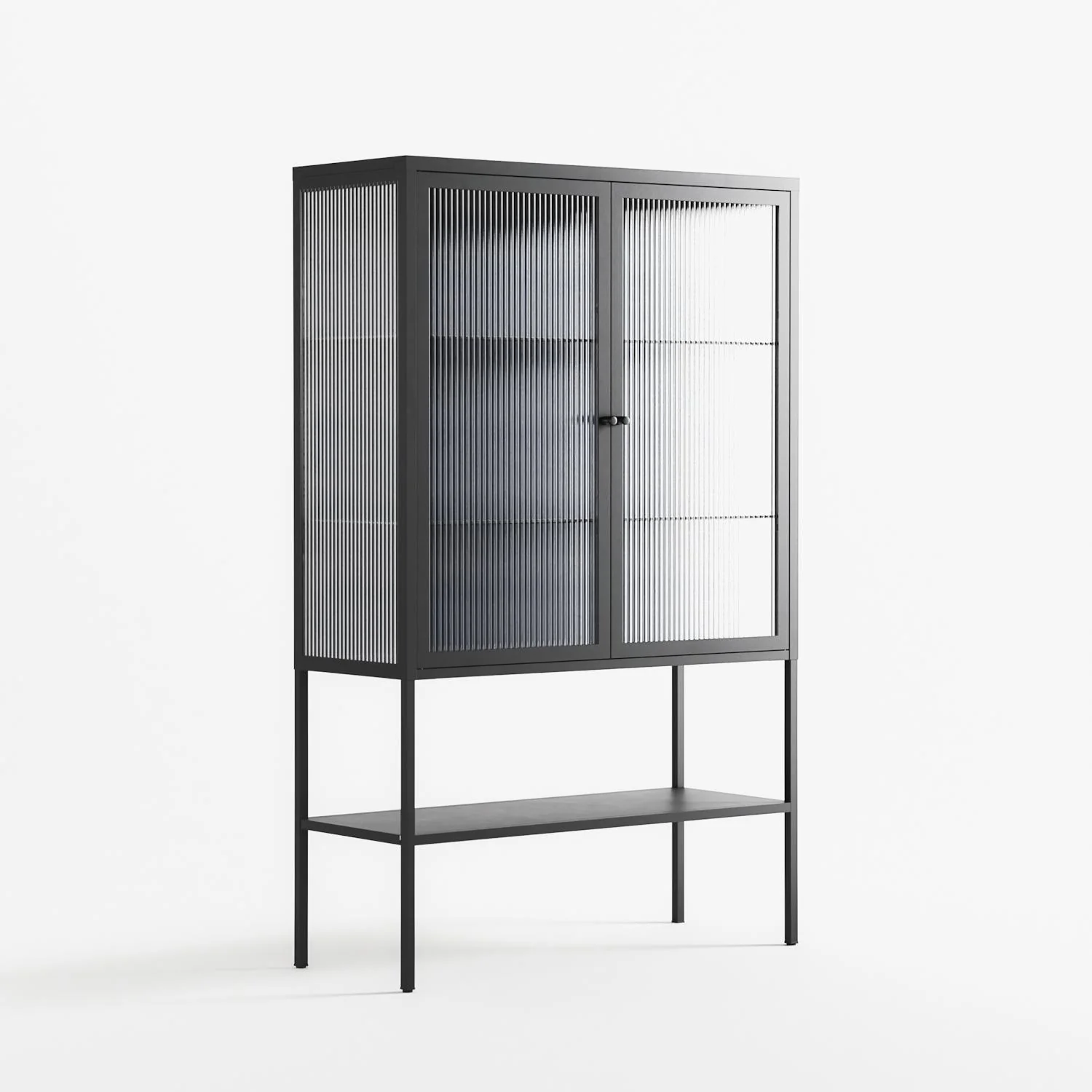 Basket Weave - Loft Cabinet - Katie O’Shea - Antracite - Reeded glass - Image 4