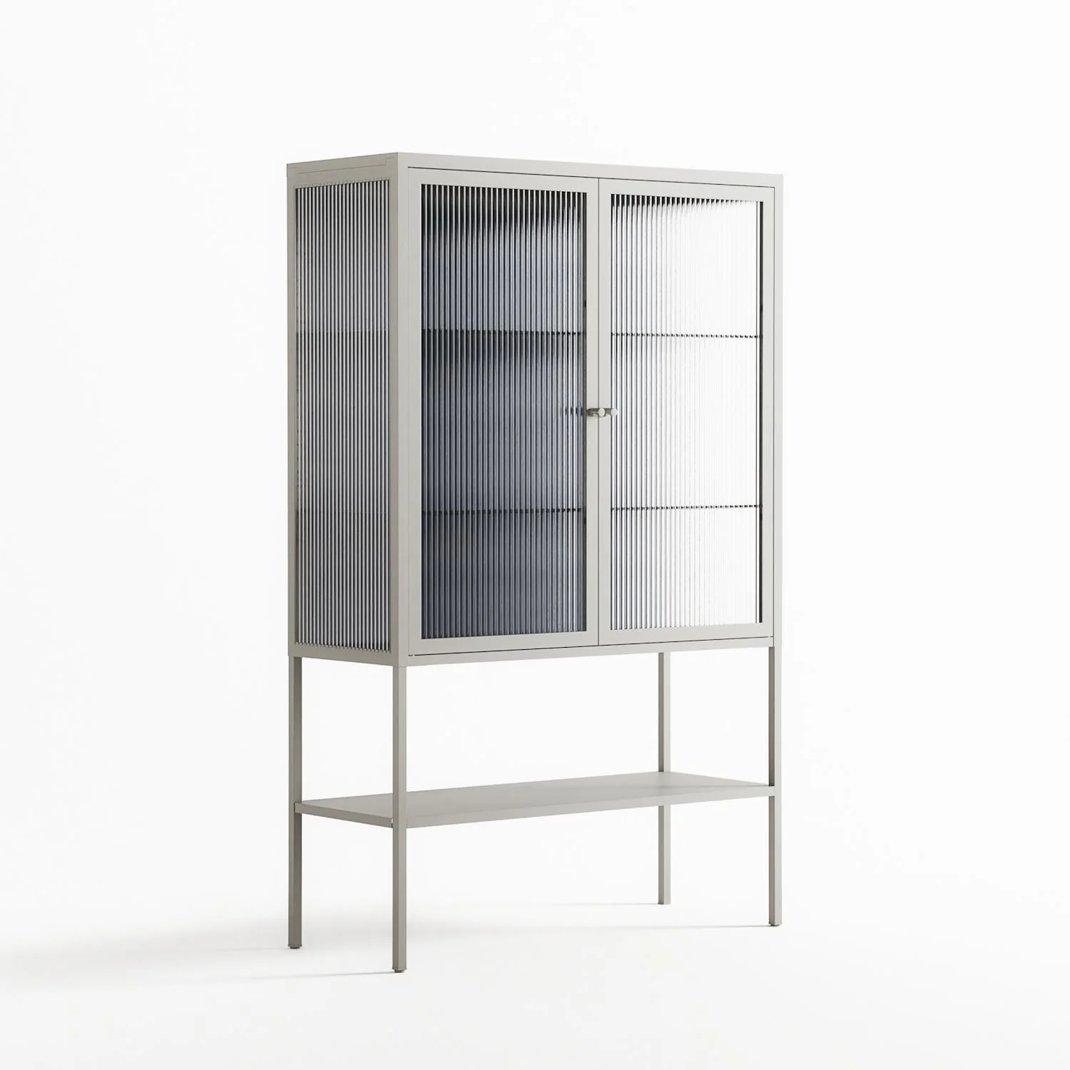 Basket Weave - Loft Cabinet - Katie O’Shea - Chalk - Reeded glass - Image 4